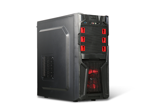 DIYPC Solo-T2-R USB 3.0 ATX Mid Tower Gaming Computer Case