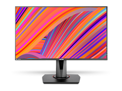 ASUS VG278Q 27" Full HD 1920 x 1080 144Hz 1ms DisplayPort HDMI DVI Asus Eye Care with Ultra Low-Blue Light & Flicker-Free AMD Free Sync G-Sync Compatible Built-in Speakers LED Backlit Height Adjustable Gaming Monitor