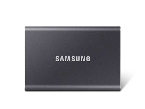 SAMSUNG T7 Portable SSD 1TB - Up to 1050 MB/s - USB 3.2 External Solid State Drive, Gray (MU-PC1T0T/AM)