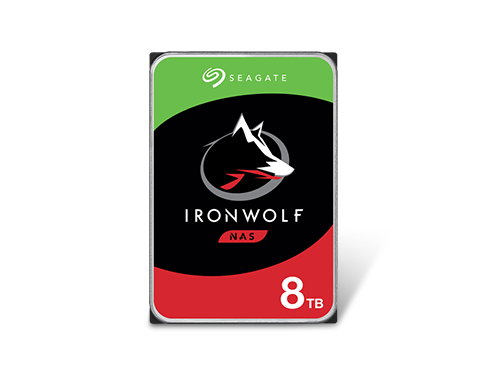 Seagate IronWolf 8TB NAS Hard Drive 7200 RPM 256MB Cache SATA 6.0Gb/s CMR 3.5" Internal HDD for RAID Network Attached Storage ST8000VN004