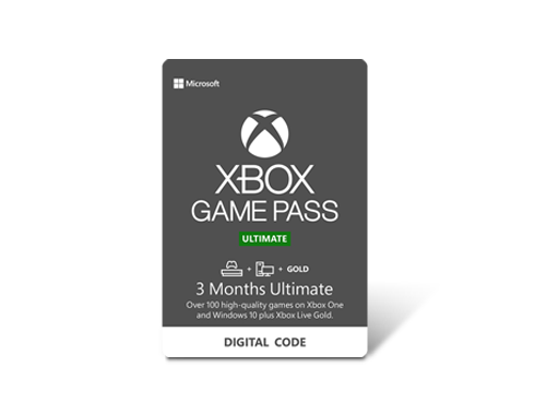 Xbox Game Pass Ultimate: 3 Month Membership US [Digital Code]