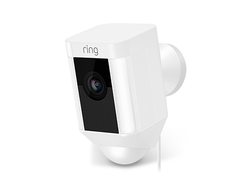 Refurbished: Ring R8SHP7-WEN0 1920 x 1080 MAX Resolution Spot Light Cam Wired Outdoor Rectangle Security Camera