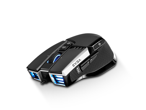 EVGA X17 Gaming Mouse, Wired, Black, Customizable, 16,000 DPI, 5 Profiles, 10 Buttons, Ergonomic 903-W1-17BK-KR