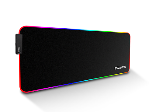 ESGAMING  Oversize RGB Gaming Mouse Pad (35.4x15.7) with 7 color lighting  and  five RGB effects