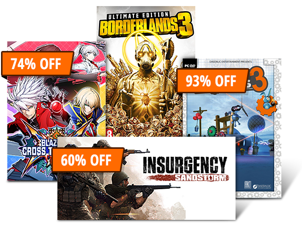 UP TO 93% OFF SELECT PC DIGITAL GAMES*