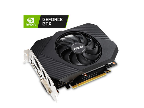 ASUS Phoenix NVIDIA GeForce GTX 1650 OC Edition Gaming Graphics Card (PCIe 3.0, 4GB GDDR6 Memory, HDMI, DisplayPort, DVI-D, Axial-tech Fan Design), PH-GTX1650-O4GD6