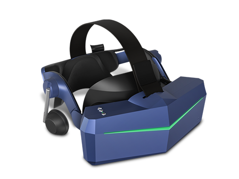 Pimax Vision 8K X VR Headset with Dual Native 4K CLPL Displays, 200 Degrees FOV, Fast-Switched Gaming RGB Pixel Matrix Panels for PC VR Steam Games Videos, USB Powered, with KDMAS earphone