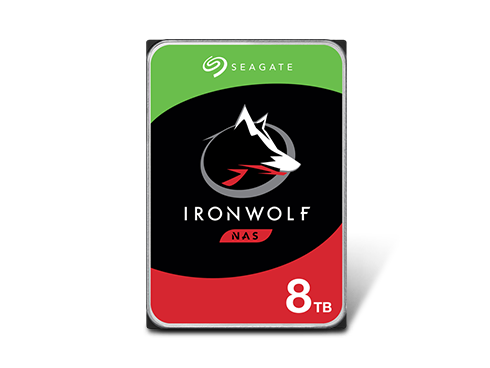 Seagate IronWolf 8TB NAS Hard Drive 7200 RPM 256MB Cache SATA 6.0Gb/s CMR 3.5" Internal HDD for RAID Network Attached Storage ST8000VN004