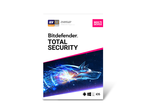 Bitdefender Total Security 2021 - 2 Year / 5PCs - Download