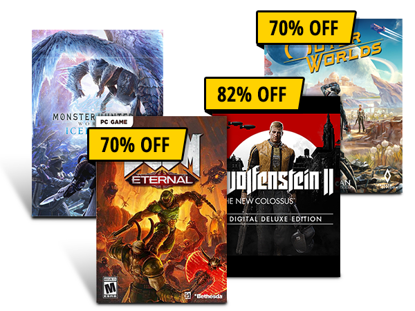 UP TO 82% OFF SELECT PC DIGITAL GAMES*