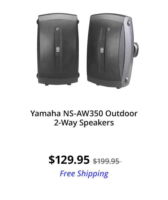 Yamaha NS-AW350 Outdoor 2-Way Speakers