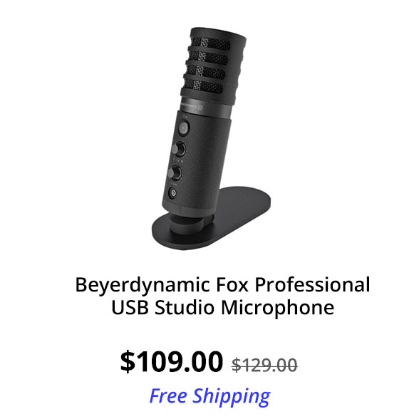 Beyerdynamic Fox Professional USB Studio Microphone