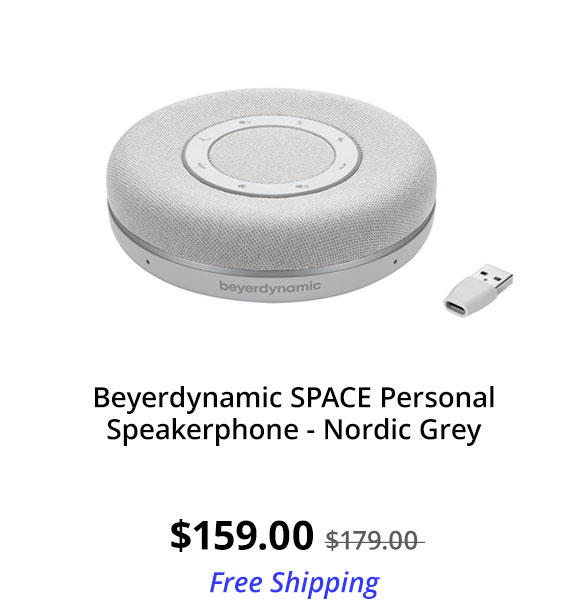 Beyerdynamic SPACE Personal Speakerphone - Nordic Grey