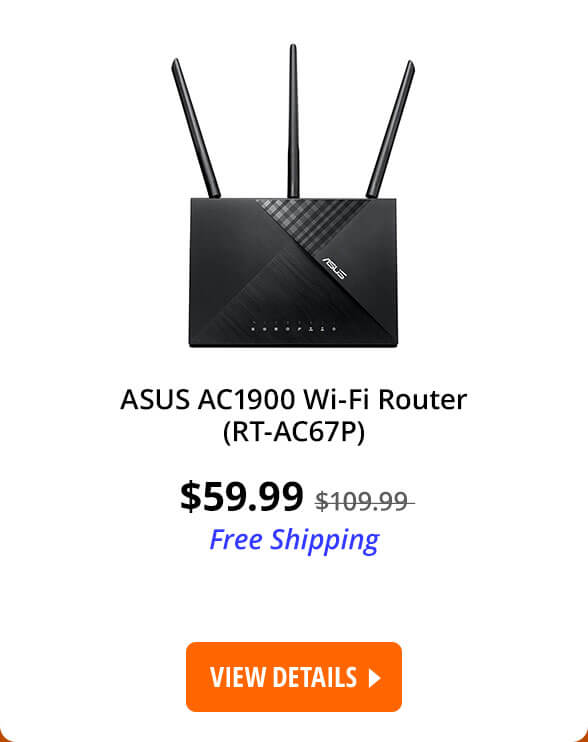 ASUS AC1900 Wi-Fi Router (RT-AC67P)