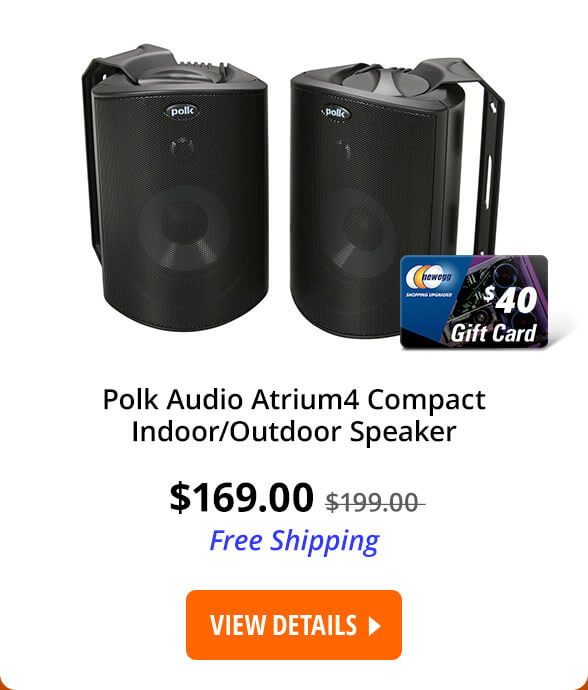 Polk Audio Atrium4 Compact Indoor/Outdoor Speaker