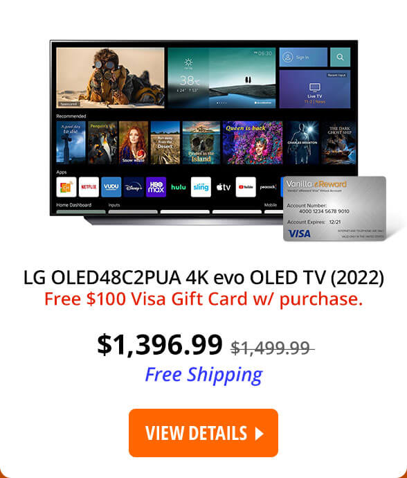 LG OLED48C2PUA 4K evo OLED TV (2022)