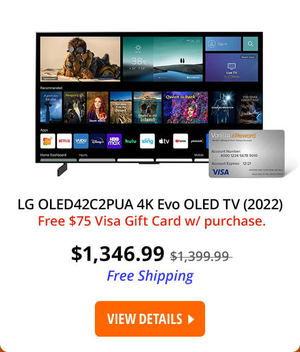 LG OLED42C2PUA 4K Evo OLED TV (2022)