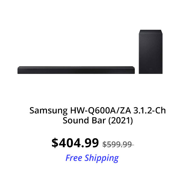 Samsung HW-Q600A/ZA 3.1.2 CH Sound Bar (2021)