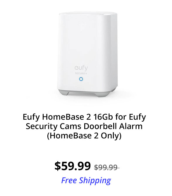 Eufy HomeBase 2 16Gb For Eufy Security Cams Doorbell Alarm (HomeBase 2 Only)