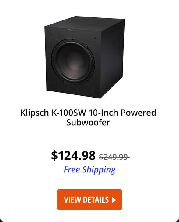 Klipsch K-100SW 10-Inch Powered Subwoofer