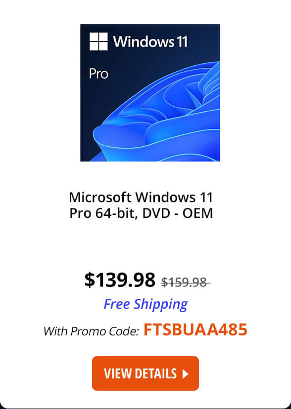 Microsoft Windows 11 Pro 64-bit, DVD