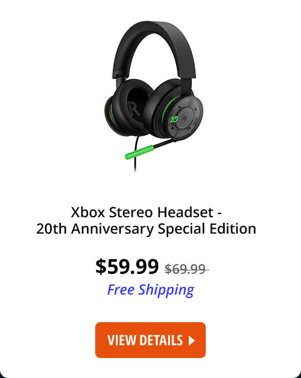 Xbox Stereo Headset - 20th Anniversary Special Edition