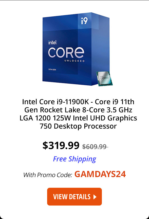 Intel Core i9-11900K - Core i9 11th Gen 