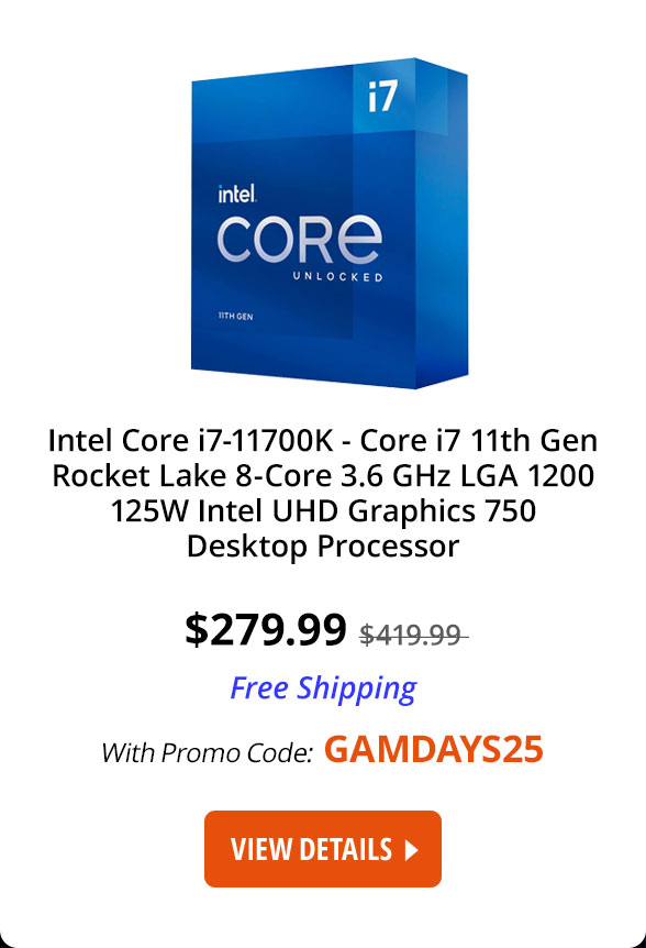 Intel Core i7-11700K - Core i7 11th Gen 