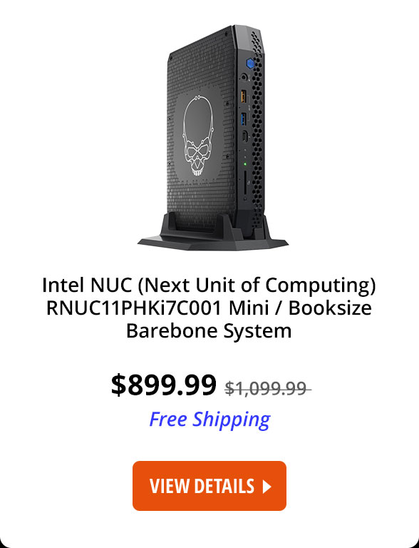 Intel NUC (Next Unit of Computing) RNUC11PHKi7C001 Mini / Booksize Barebone System