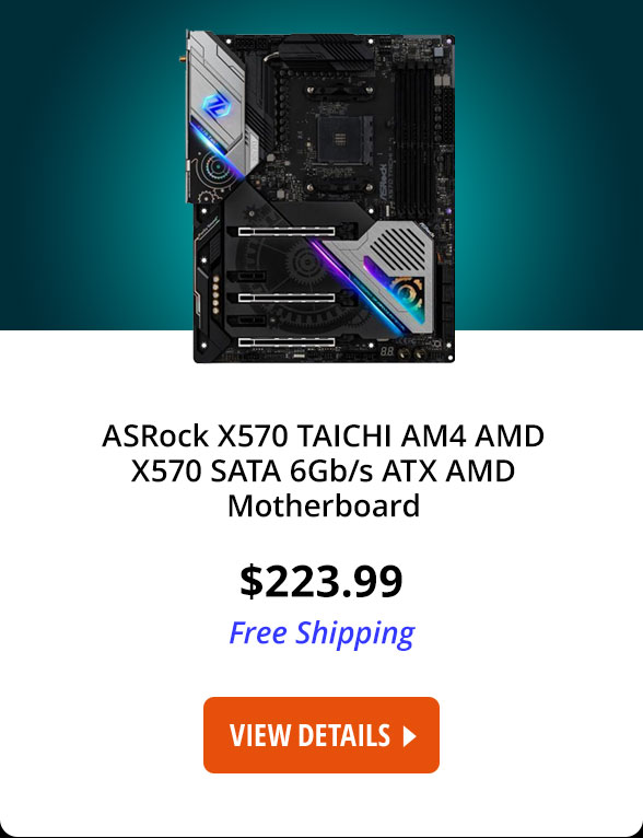 ASRock X570 TAICHI AM4 AMD X570 SATA 6Gb/s ATX AMD Motherboard