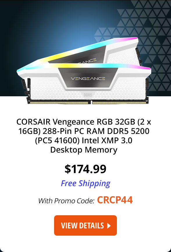 CORSAIR Vengeance RGB 32GB Desktop Memory