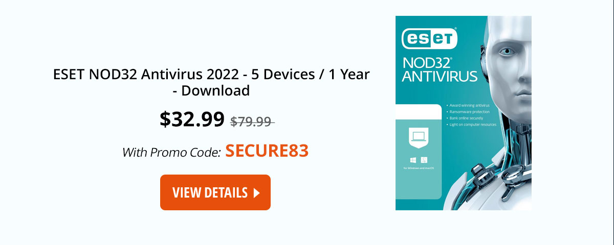 ESET NOD32 Antivirus 2022
