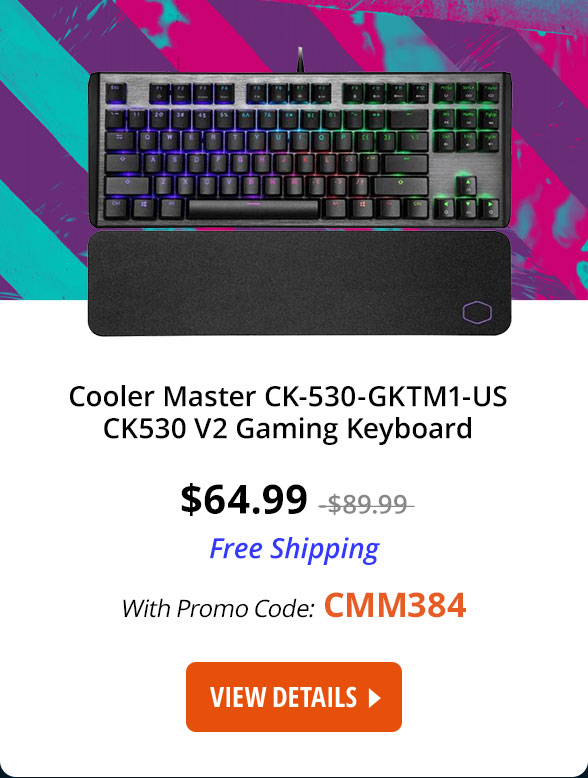 Cooler Master CK-530-GKTM1-US CK530 V2 Gaming Keyboard