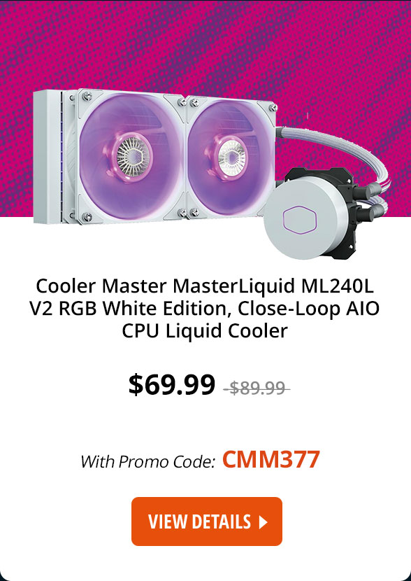 Cooler Master MasterLiquid ML240L V2 RGB White Edition