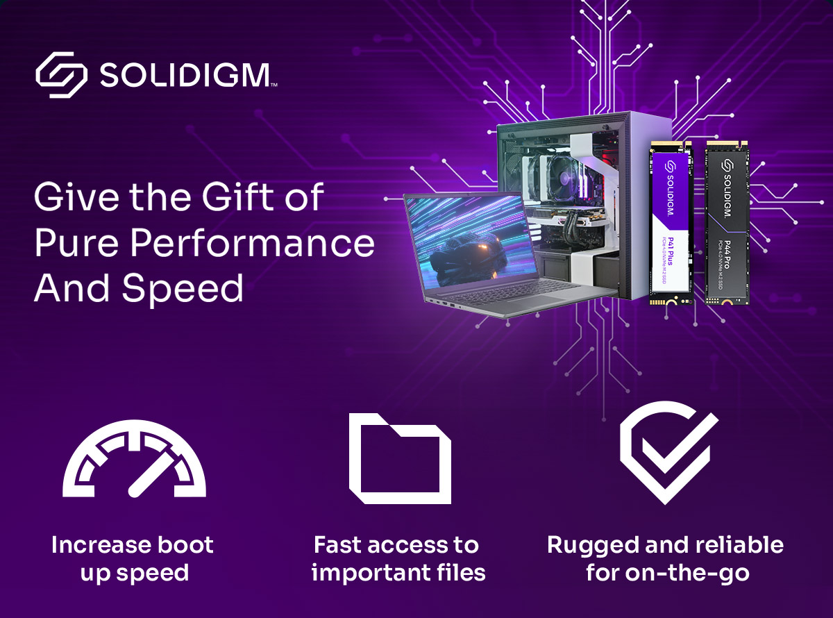 Solidigm - Give the Gift of Pure Performance and Speed