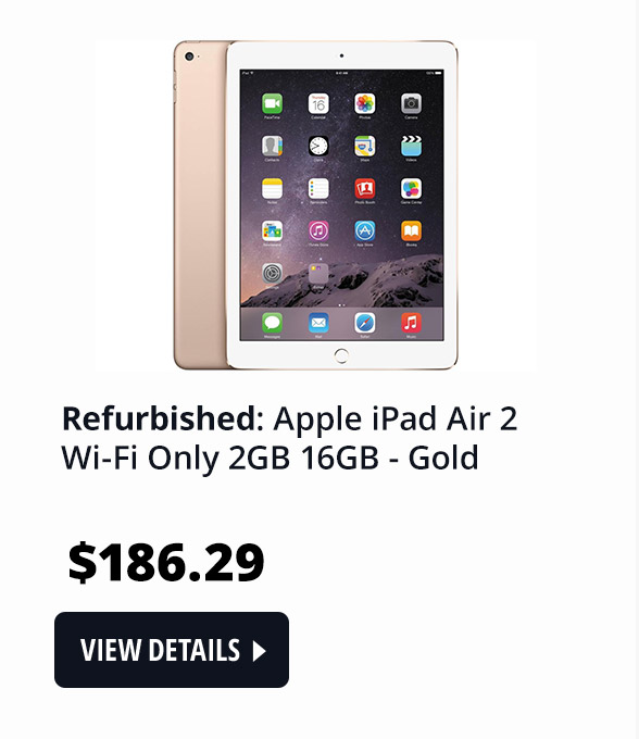 Refurbished: Apple iPad Air 2 Wi-Fi Only 2GB 16GB - Gold