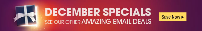 DECEMBER SPECIALS - See Our Other Amazing Email Deals; Save Now