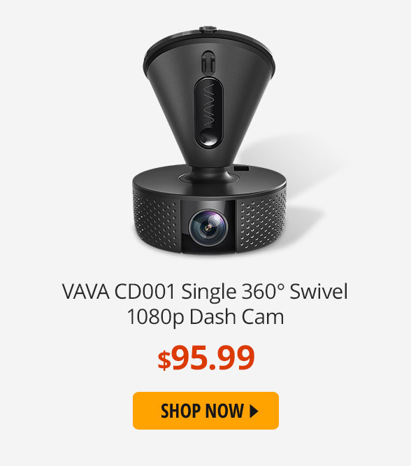 VAVA CD001 Single 360ÔöČÔľĹ Swivel 1080p Dash Cam 