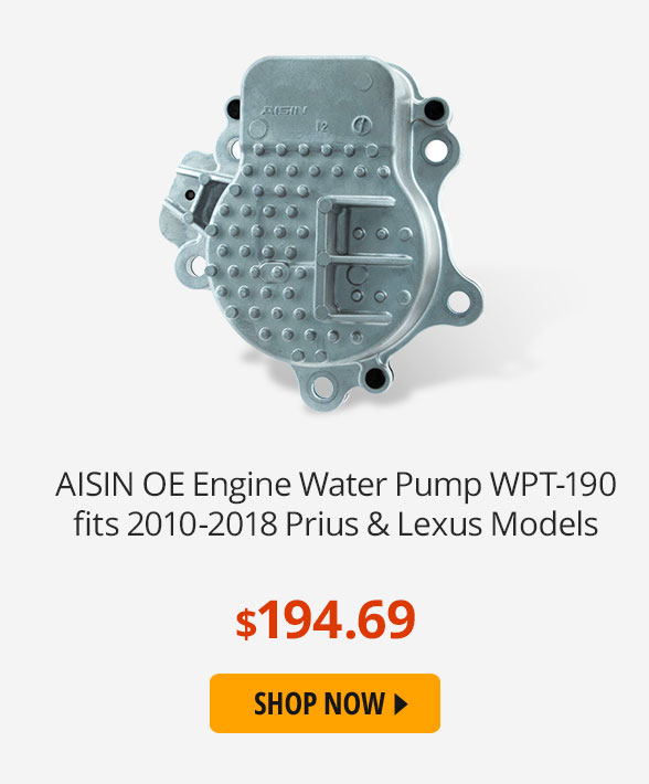AISIN OE Engine Water Pump fits Prius & Lexus WPT-190 