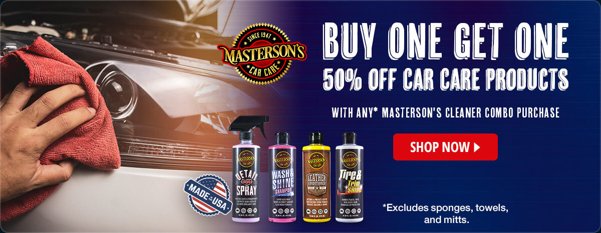 Buy One, Get One 50% off Car Cleaners