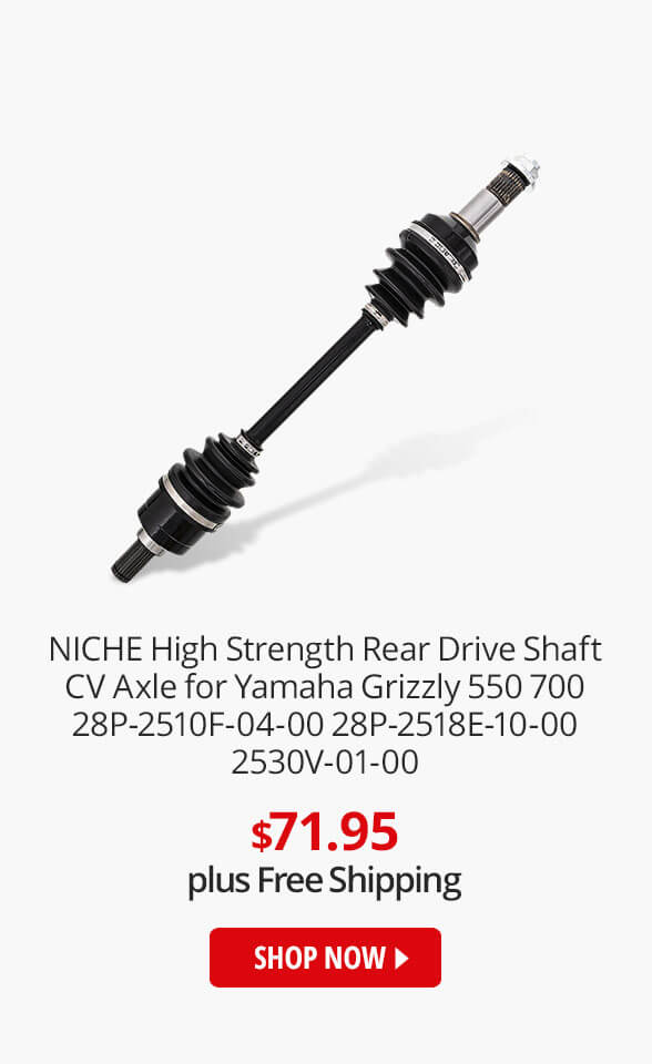 NICHE High Strength Rear Drive Shaft CV Axle for Yamaha Grizzly 550 700 28P-2510F-04-00 28P-2518E-10-00 2530V-01-00