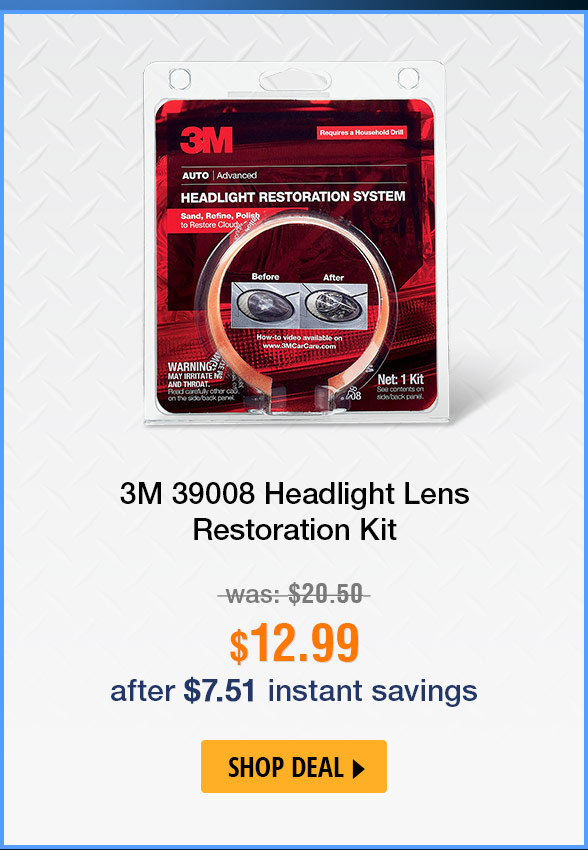 3M 39008 Headlight Lens Restoration Kit