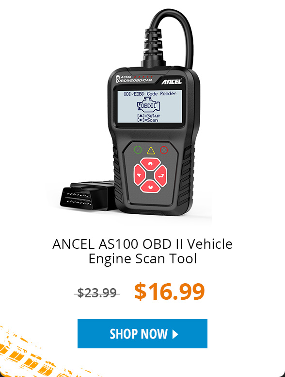 ANCEL AS100 OBD2 Car Scanner Automotive Engine Code Reader Tool