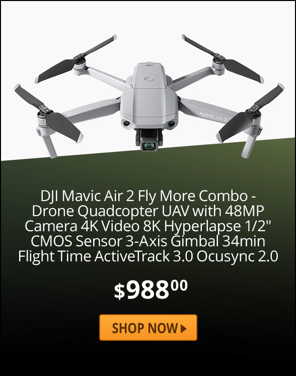 DJI Mavic Air 2 Fly More Combo - Drone Quadcopter UAV with 48MP Camera 4K Video 8K Hyperlapse 1/2" CMOS Sensor 3-Axis Gimbal 34min Flight Time ActiveTrack 3.0 Ocusync 2.0