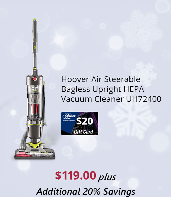 Hoover Air Steerable Bagless Upright HEPA Vacuum Cleaner UH72400