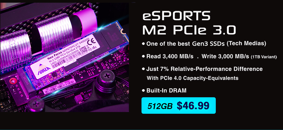 eSPORTS M2 PCle 3.0