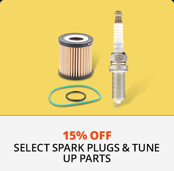 15% Off Select Spark Plugs & Tune Up Parts