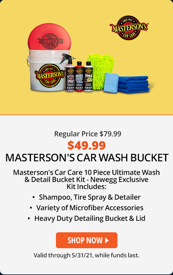 $49.99 Masterson's Car Wash Bucket