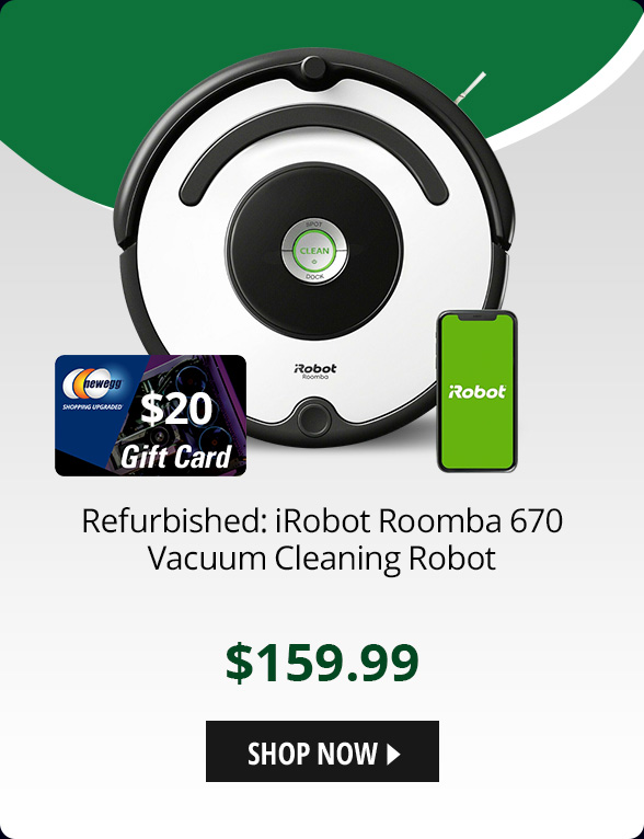 Refurbished: iRobot Roomba 670 Vacuum Cleaning Robot