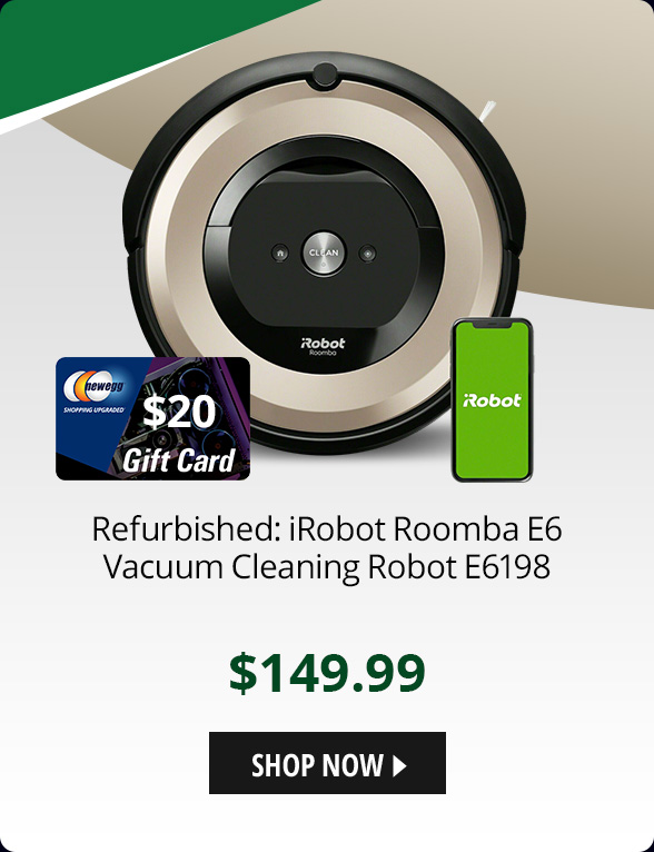 Refurbished: iRobot Roomba E6 Vacuum Cleaning Robot E6198